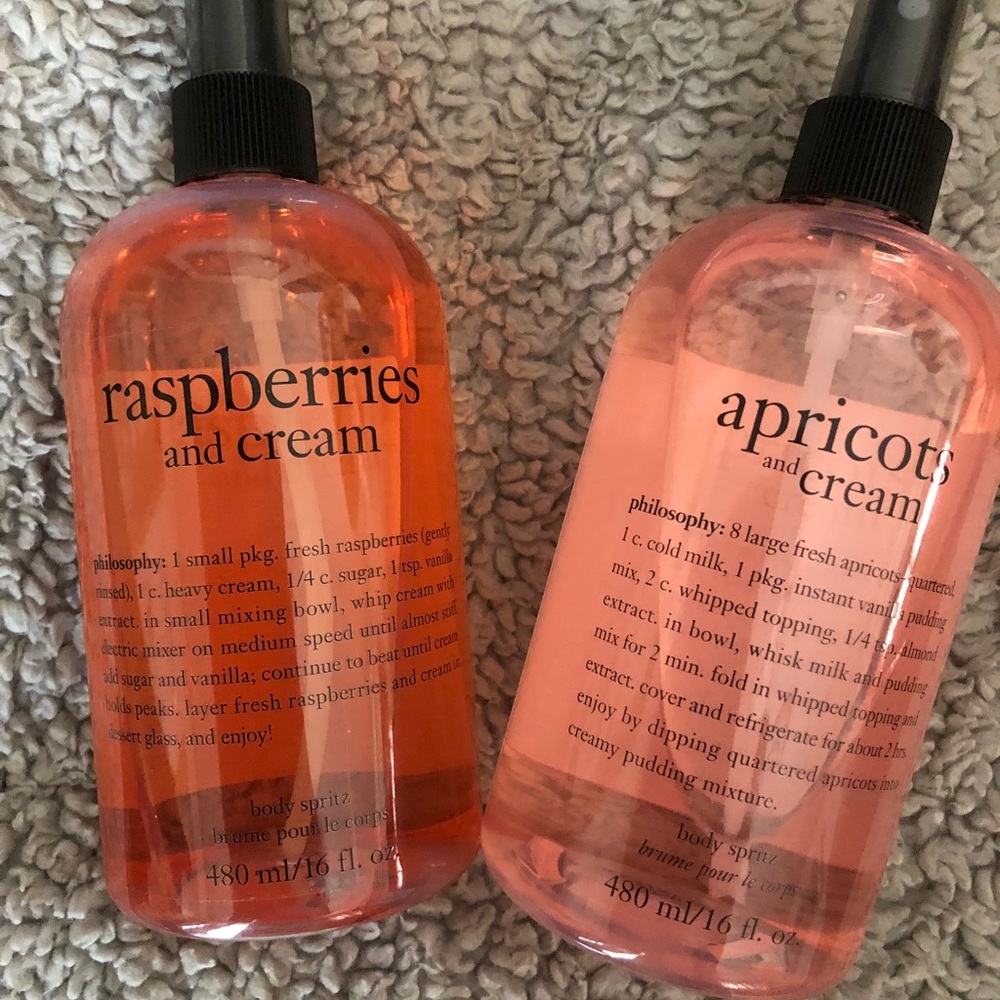 Philosophy body sprays